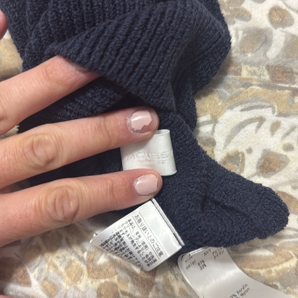 Moussy Vintage Knit Tank in Navy - Picture 5 of 7